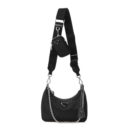 Prada Re-Nylon Saffiano Re-Edition 2005 Shoulder Bag Black 1 of 10