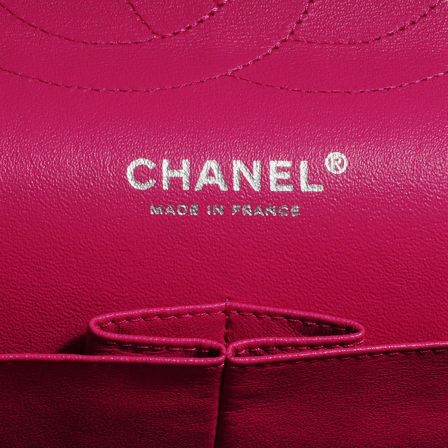 Iridescent Caviar Quilted Jumbo Double Flap Pink