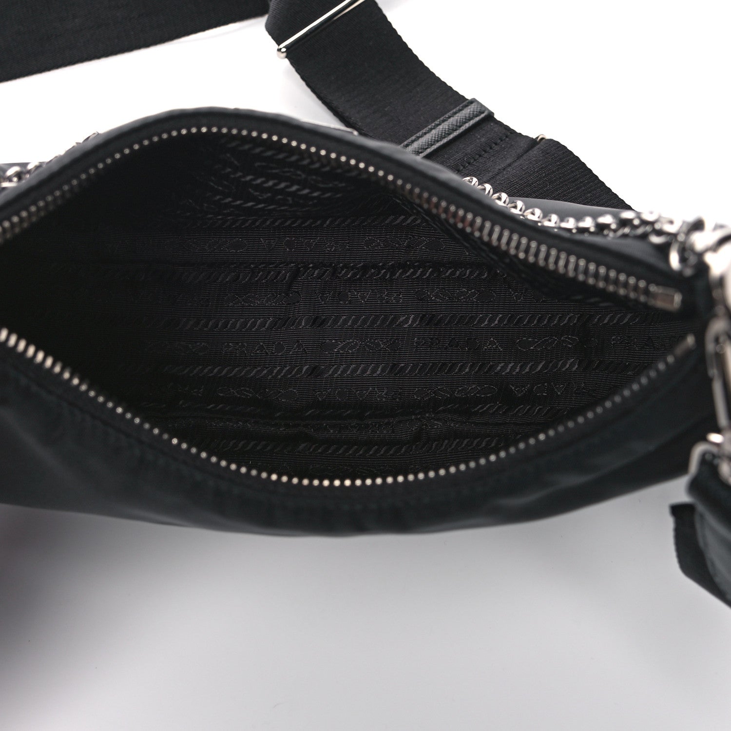 Prada Nylon Re-Edition 2005 Shoulder Bag Black 6 of 8