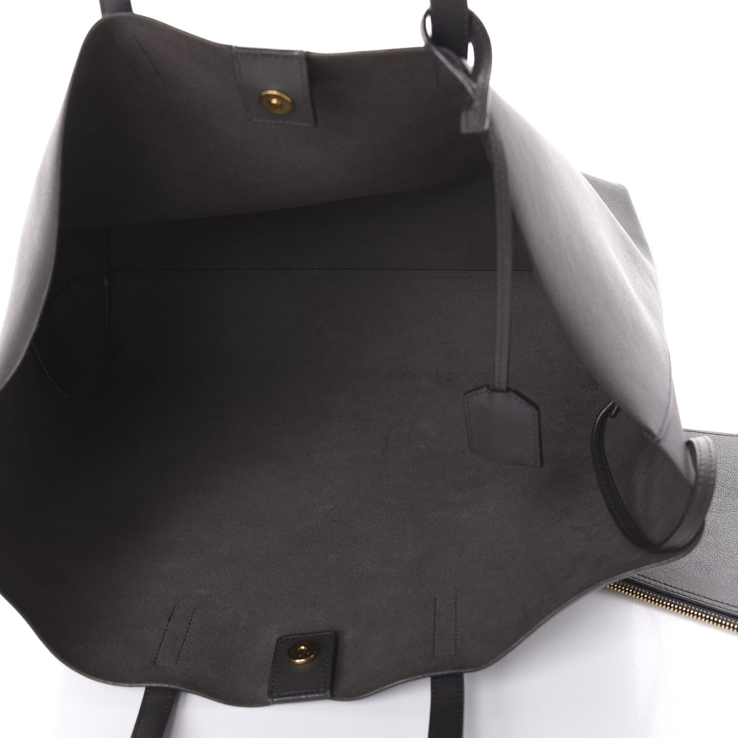 Calfskin Large Shopping Tote Earth
