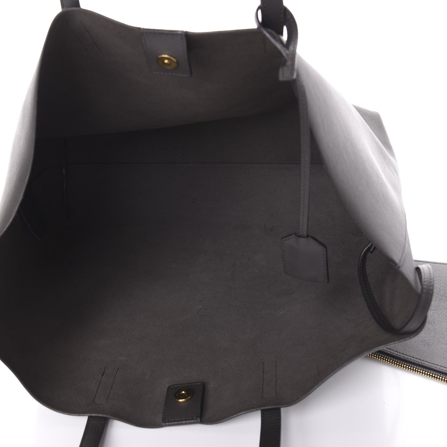 Saint Laurent Calfskin Large Shopping Tote Earth 5 of 11
