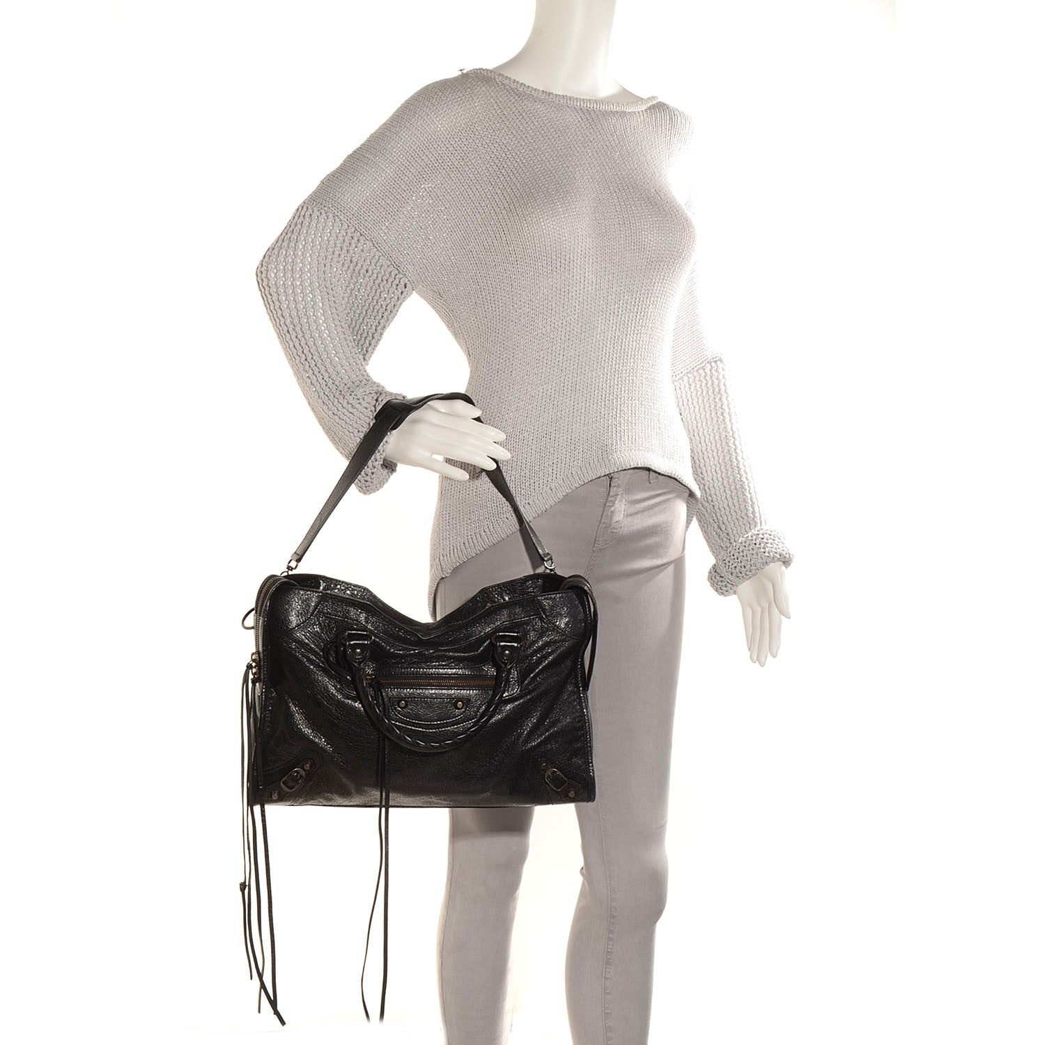Balenciaga Agneau Classic Hardware City Black 2 of 12