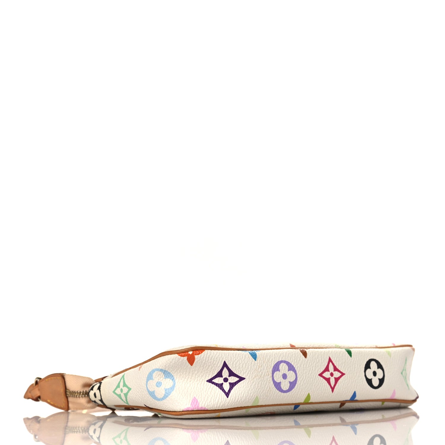 Louis Vuitton Monogram Multicolor Pochette Accessories White 4 of 9