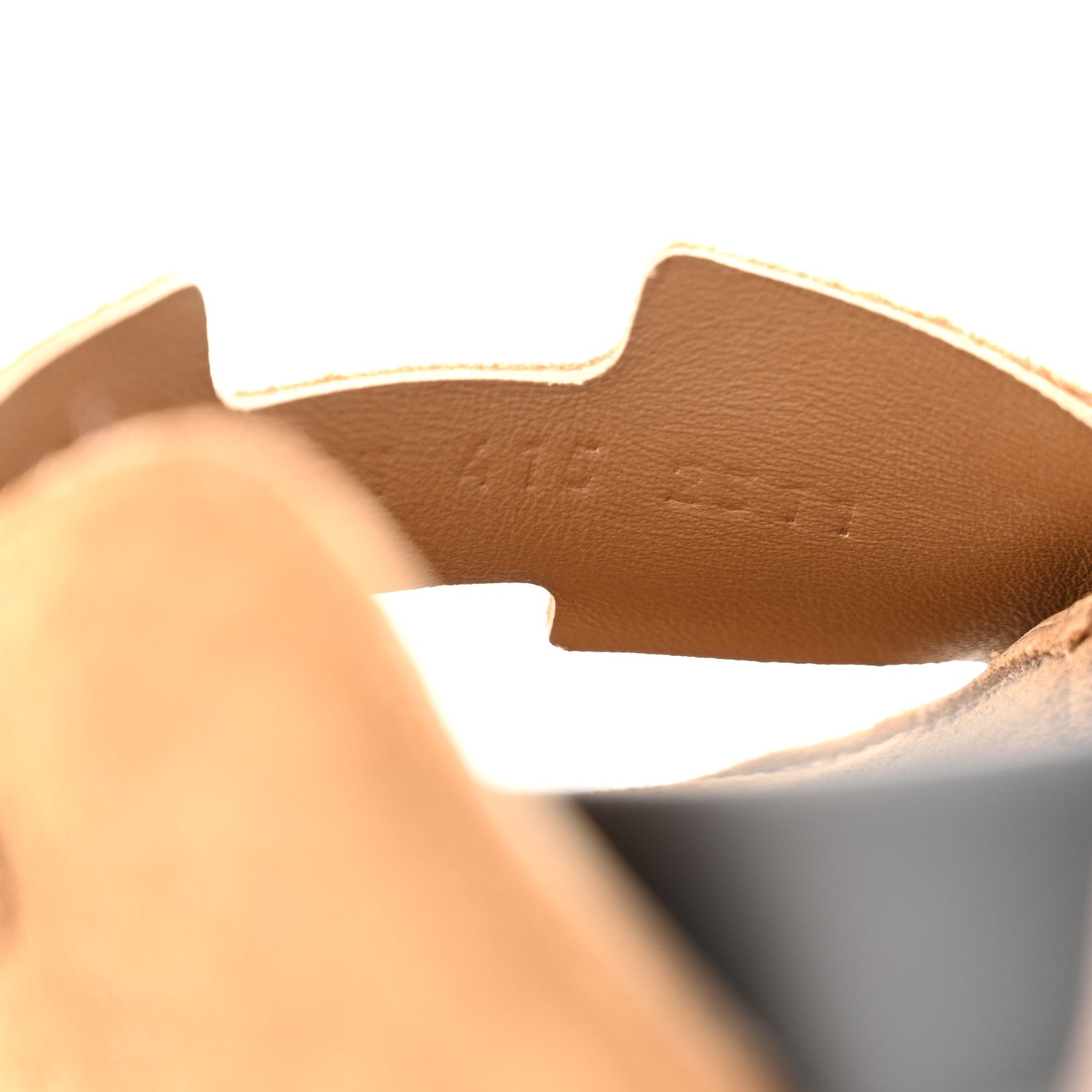 Hermes Suede Calfskin Mens Go Mules 41.5 Brun Fume 9 of 10