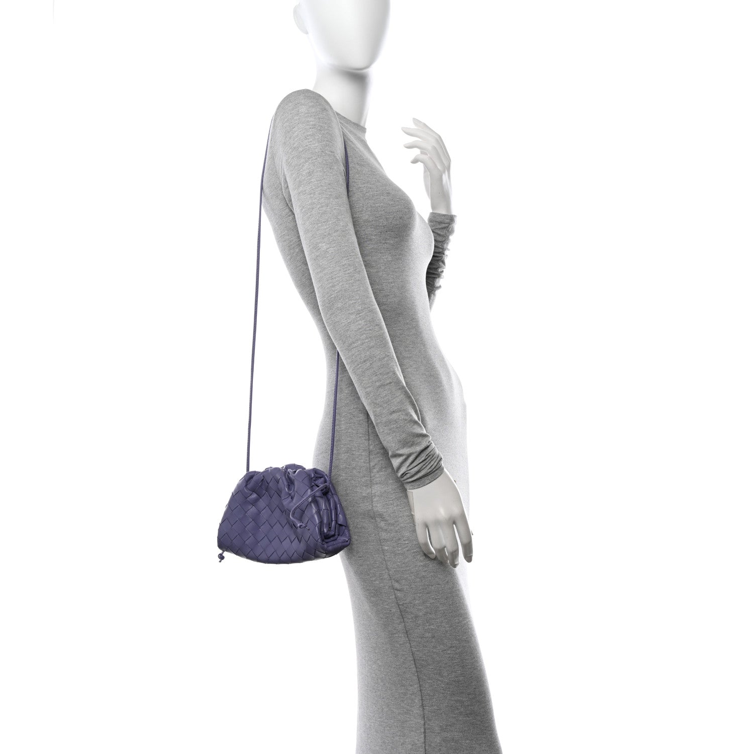 Bottega Veneta Nappa Intrecciato The Mini Pouch Lavender 2 of 10