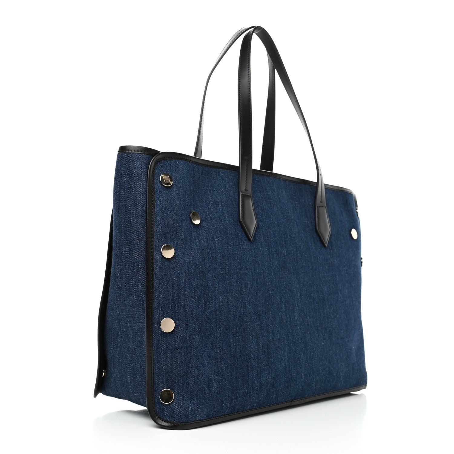 Givenchy Denim Medium Logo Bond Shopper Tote Blue 2 of 4