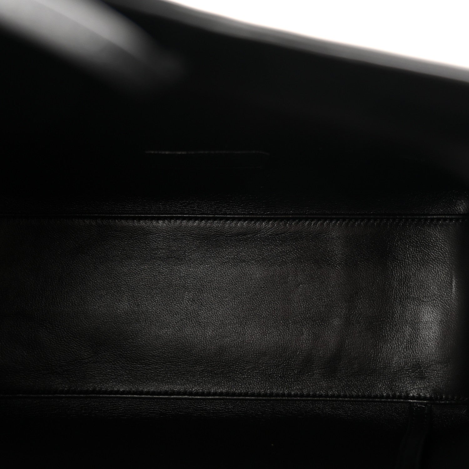Saint Laurent Patent Calfskin Rendez-Vous Hobo Black 6 of 11