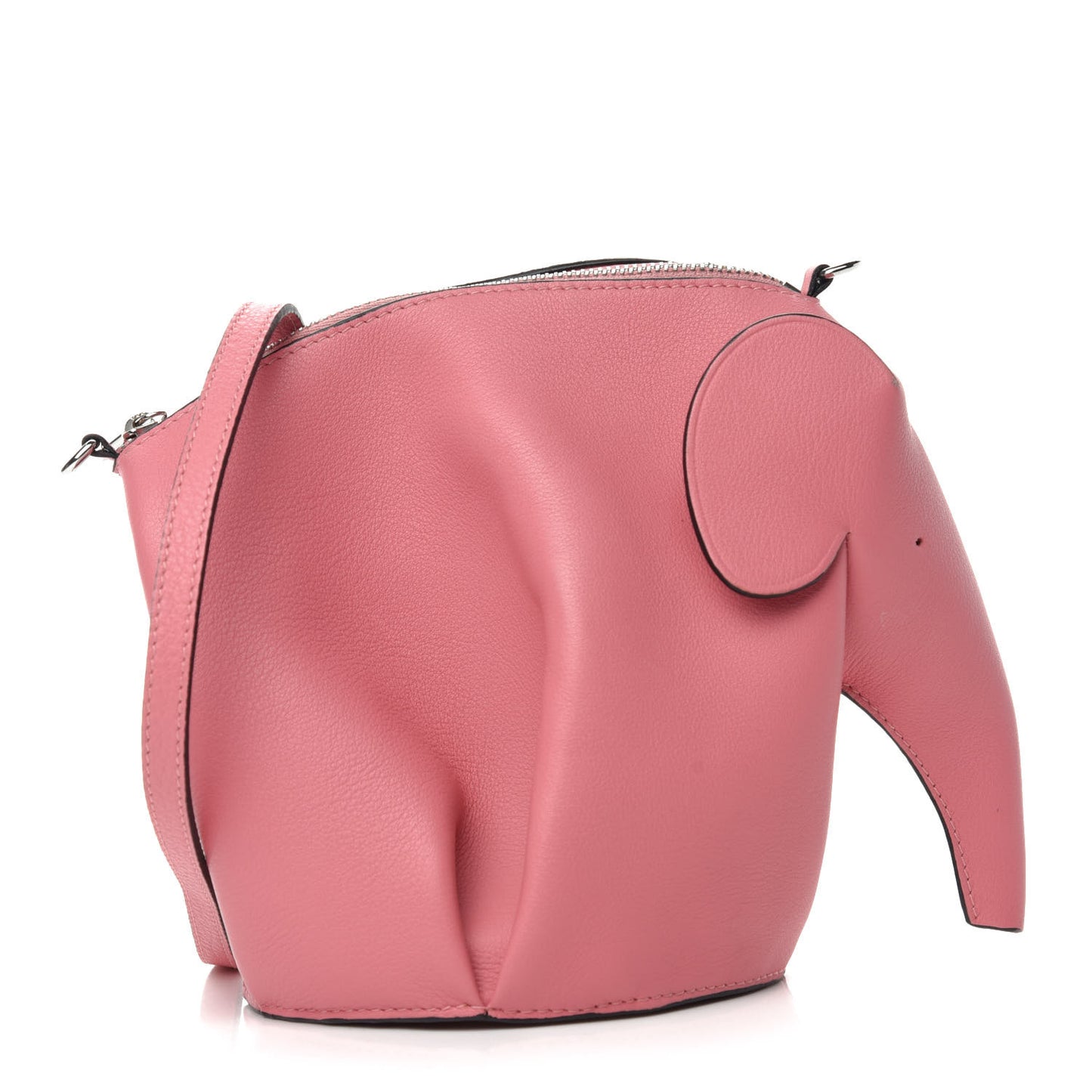 Calfskin Mini Elephant Crossbody Bag Candy