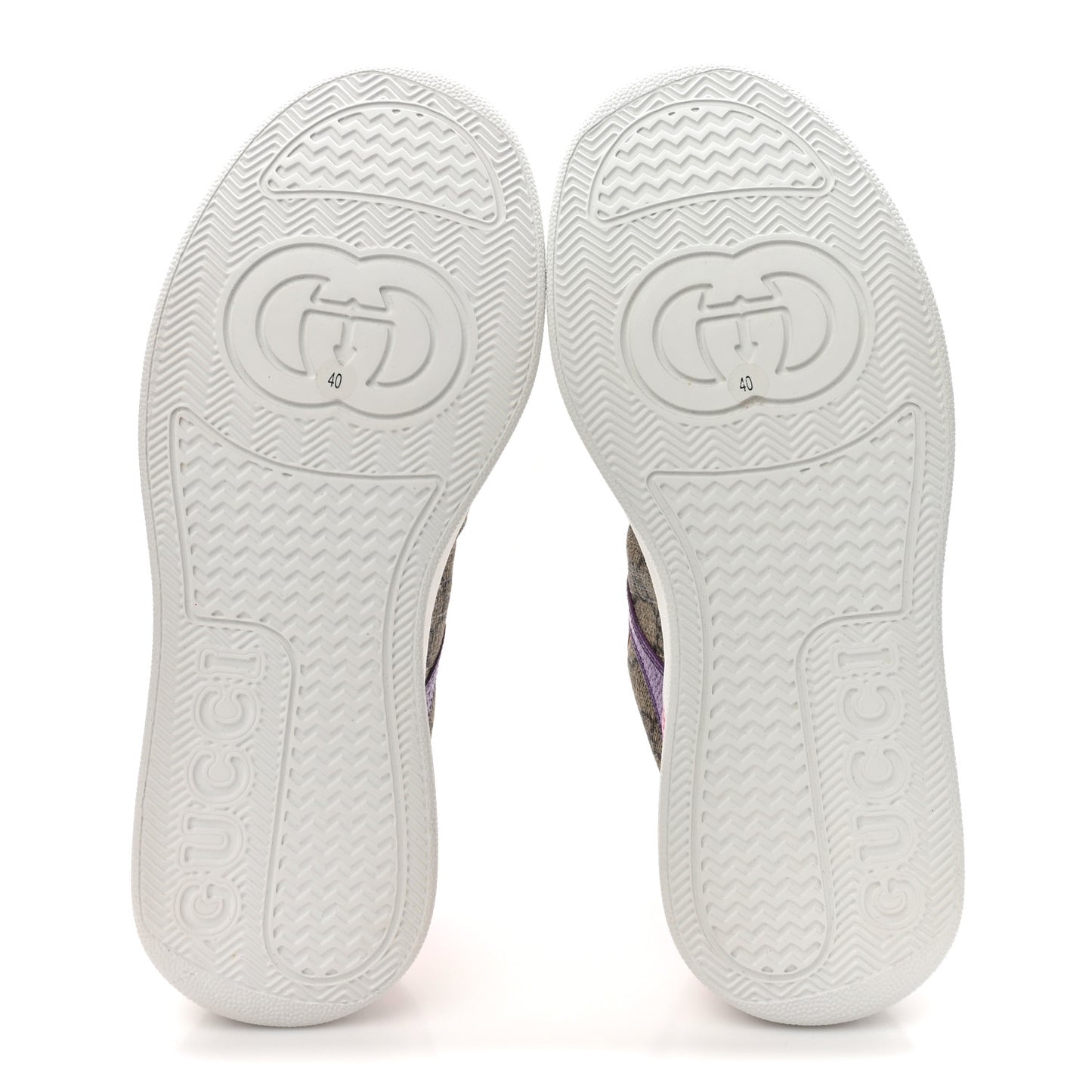 Calfskin GG Supreme Monogram Perforated Womens Platform 55mm Sneakers 40 Beige Ebony Sugar Pink Crop Shine Purple