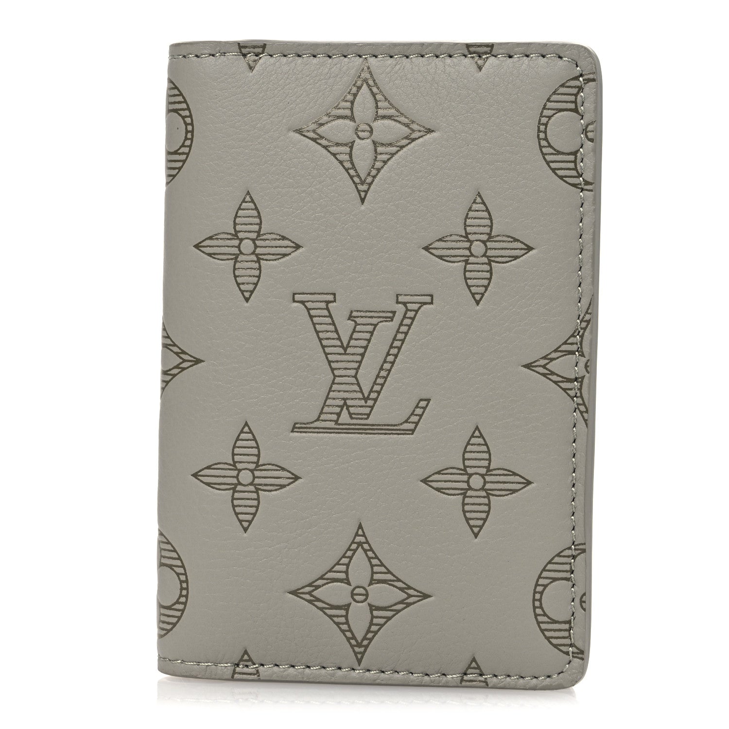 Louis Vuitton Calfskin Monogram Shadow Pocket Organizer Sand 1 of 6