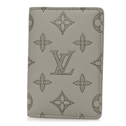 Louis Vuitton Calfskin Monogram Shadow Pocket Organizer Sand 1 of 6