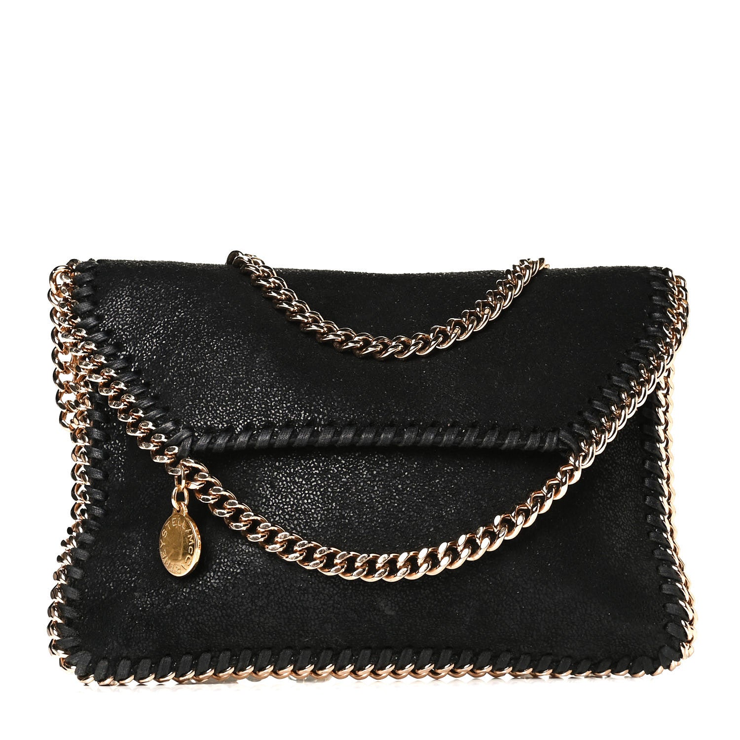 Stella McCartney Shaggy Deer Falabella Mini Crossbody Bag Black 1 of 13