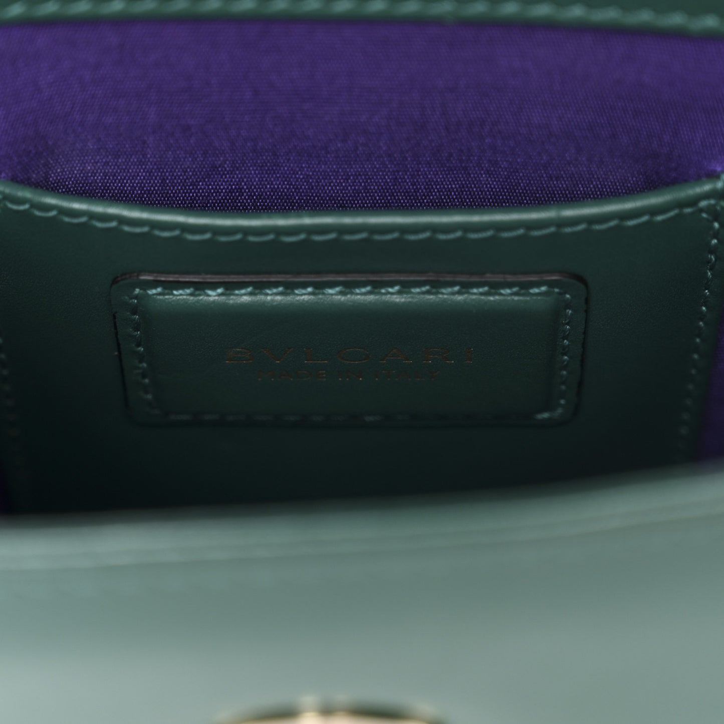 Calfskin Small Serpenti Forever Snake Strap Crossbody Bag Emerald Green