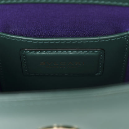 Bulgari Calfskin Small Serpenti Forever Snake Strap Crossbody Bag Emerald Green 6 of 11