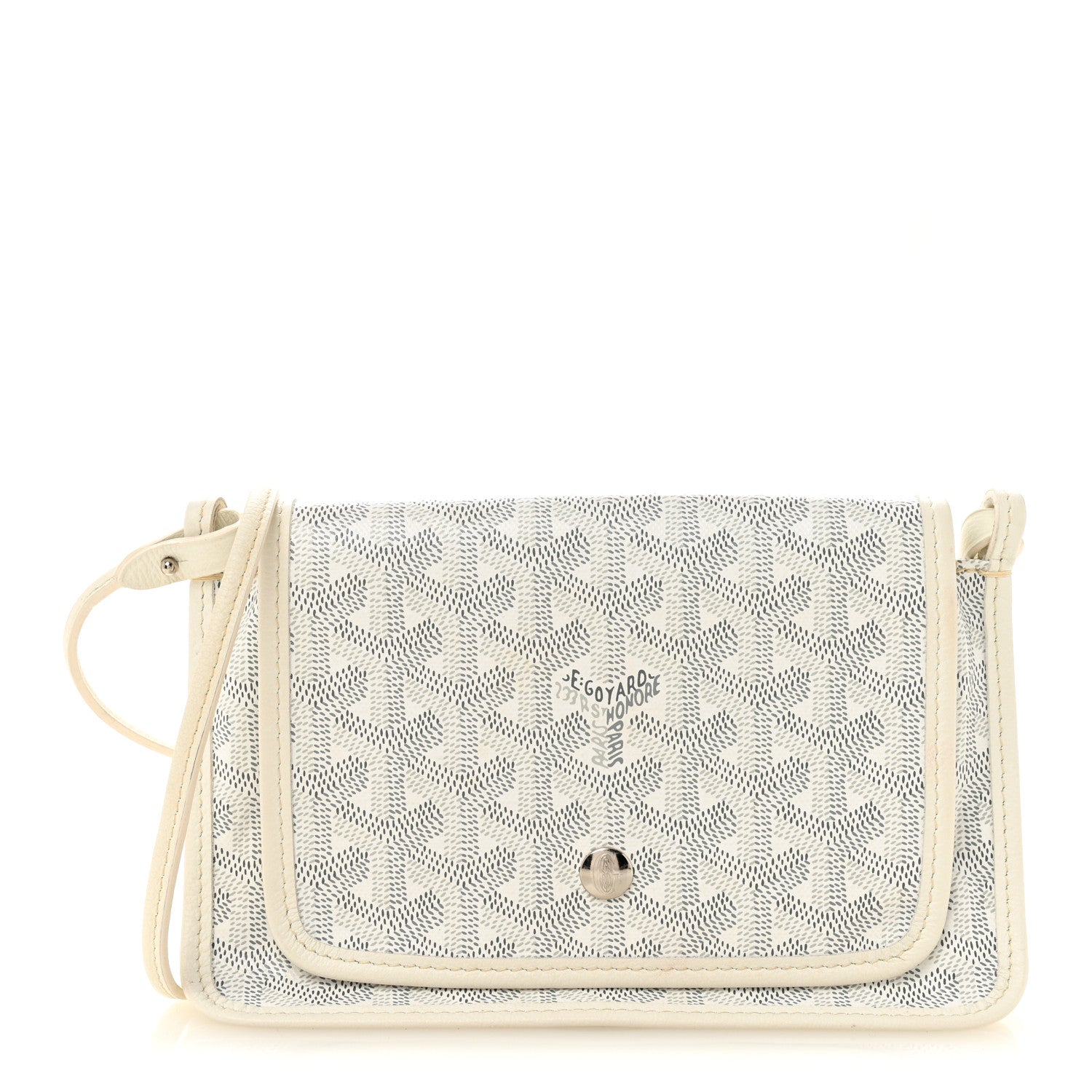 Goyard Goyardine Plumet Wallet Clutch White 1 of 9