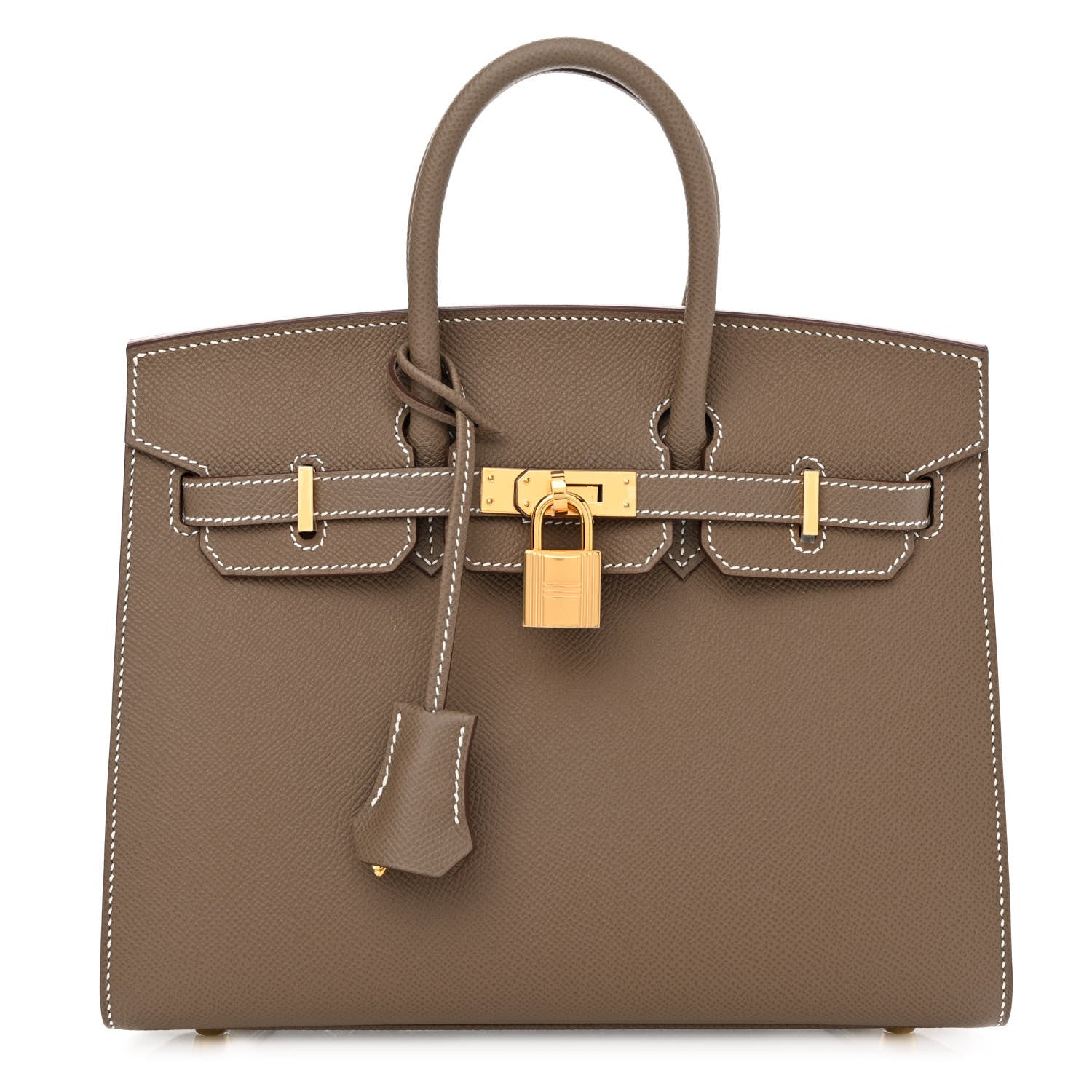 Hermes Epsom Birkin Sellier 25 Etoupe 1 of 11