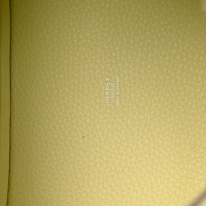 Hermes Taurillon Clemence Swift Eclat Picotin Lock 18 PM Jaune Milton Vert Vertigo 6 of 11