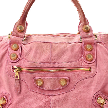 Balenciaga Agneau Giant 21 Gold Hardware Work Bubblegum 8 of 10