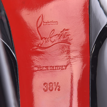 Christian Louboutin Patent Bianca 140 Pumps 38.5 Black 9 of 18