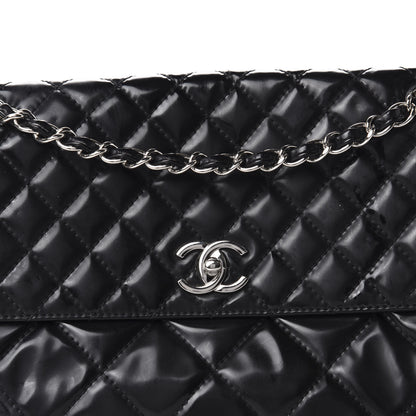 Chanel Vinyl Quilted In the Business Flap Bag Black 11 of 11