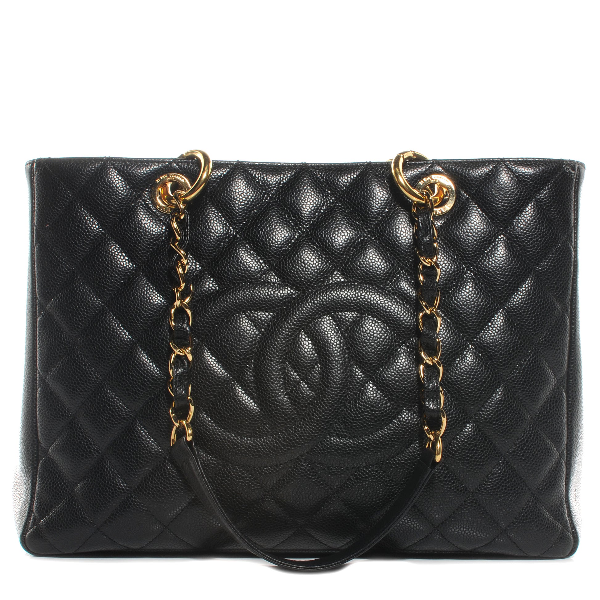 Chanel Caviar Grand Shopping Tote GST Black 1 of 7