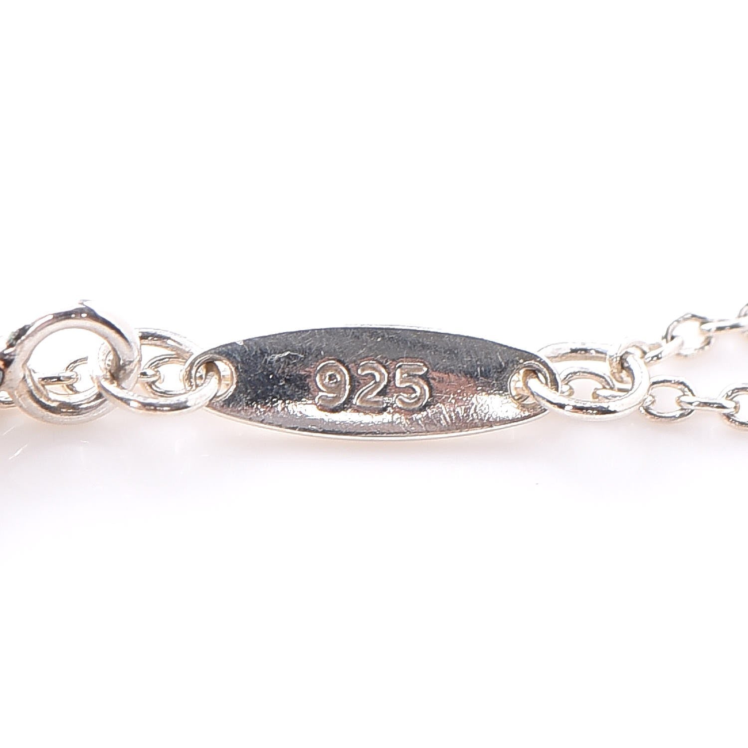 Tiffany Sterling Silver Diamond .09ct Elsa Peretti Diamonds By The Yard Bracelet 6 of 6