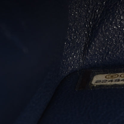 Chanel Lambskin Quilted Mini Square Flap Navy 7 of 8