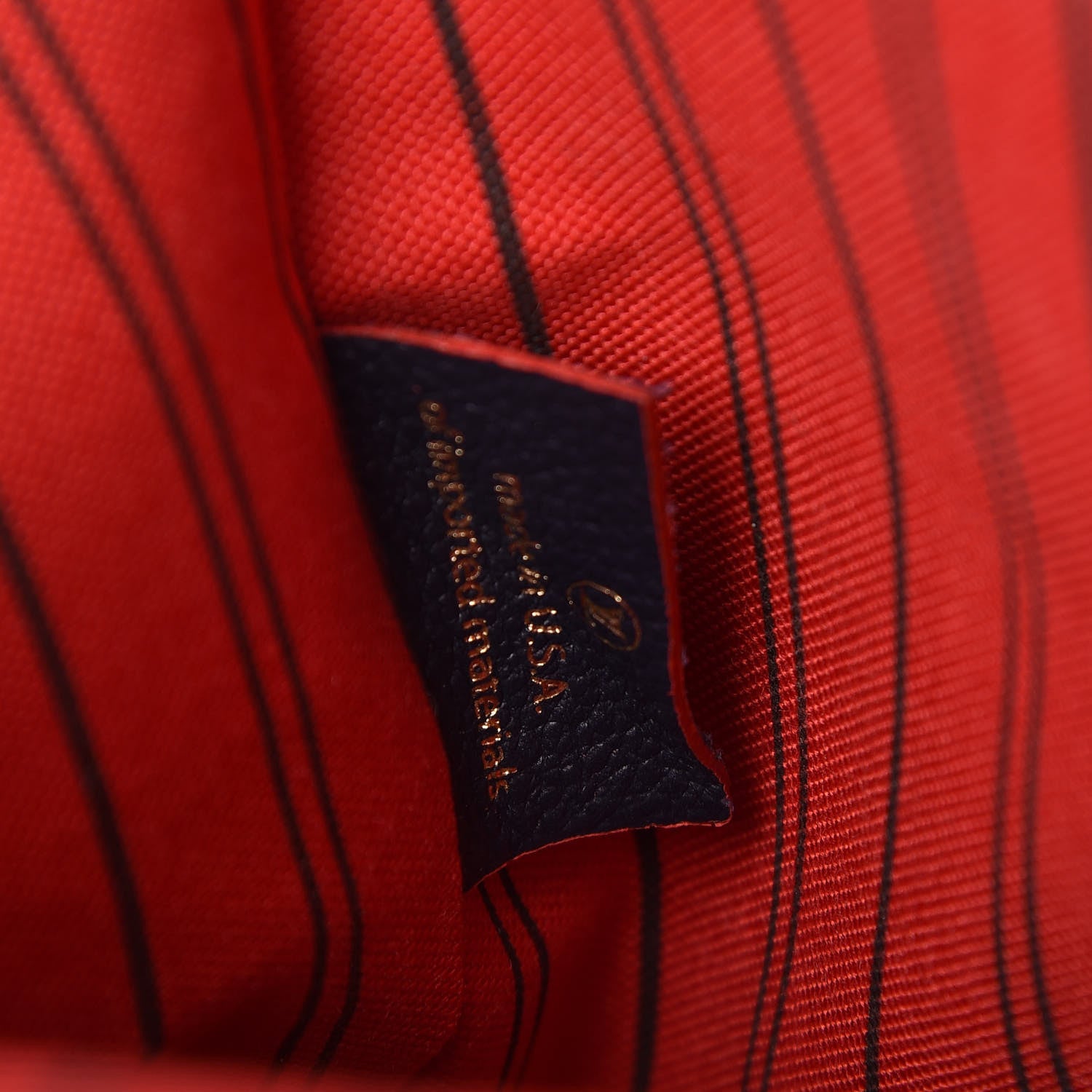 Louis Vuitton Empreinte Pochette Metis Marine Rouge 7 of 10