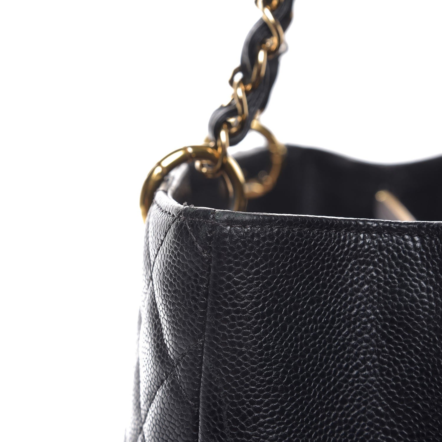 Chanel Caviar Quilted Grand Shopping Tote GST Black 10 of 16
