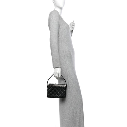 Chanel Lambskin Quilted Box Bag Black 2 of 11