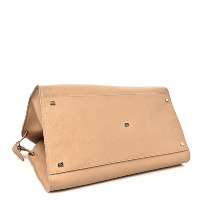 The Row Matte Grained Calfskin Soft Margaux 17 Light Camel 4 of 10