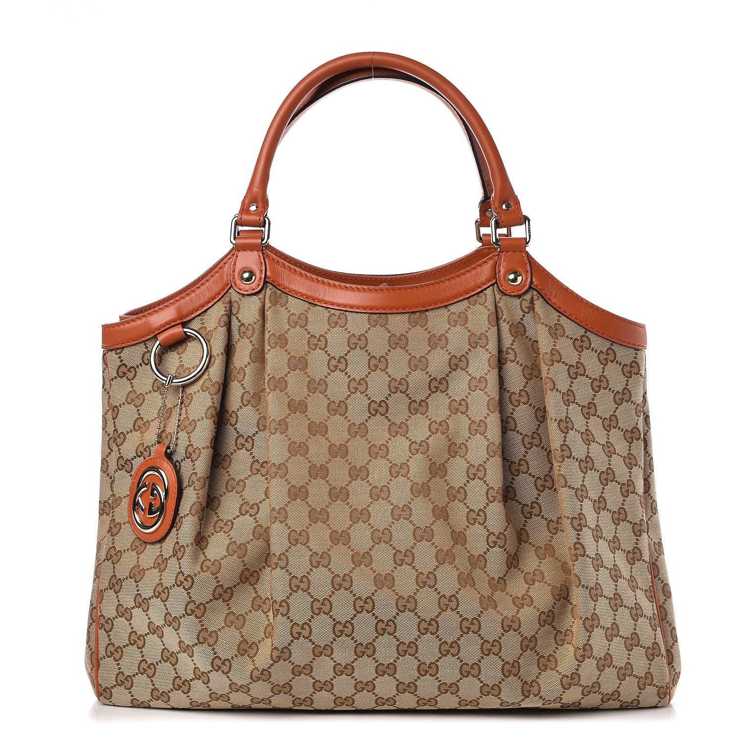 Gucci Monogram Large Sukey Tote Orange 1 of 9
