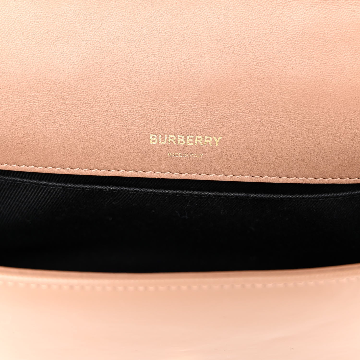 Burberry Patent Quilted Horseferry Print Small Lola Bag Tan 6 of 10