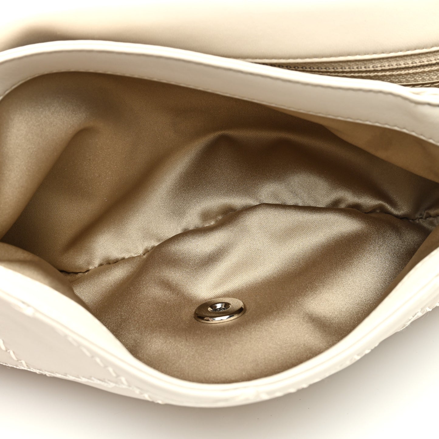 Calfskin Ultimate Stitch Flap Gold