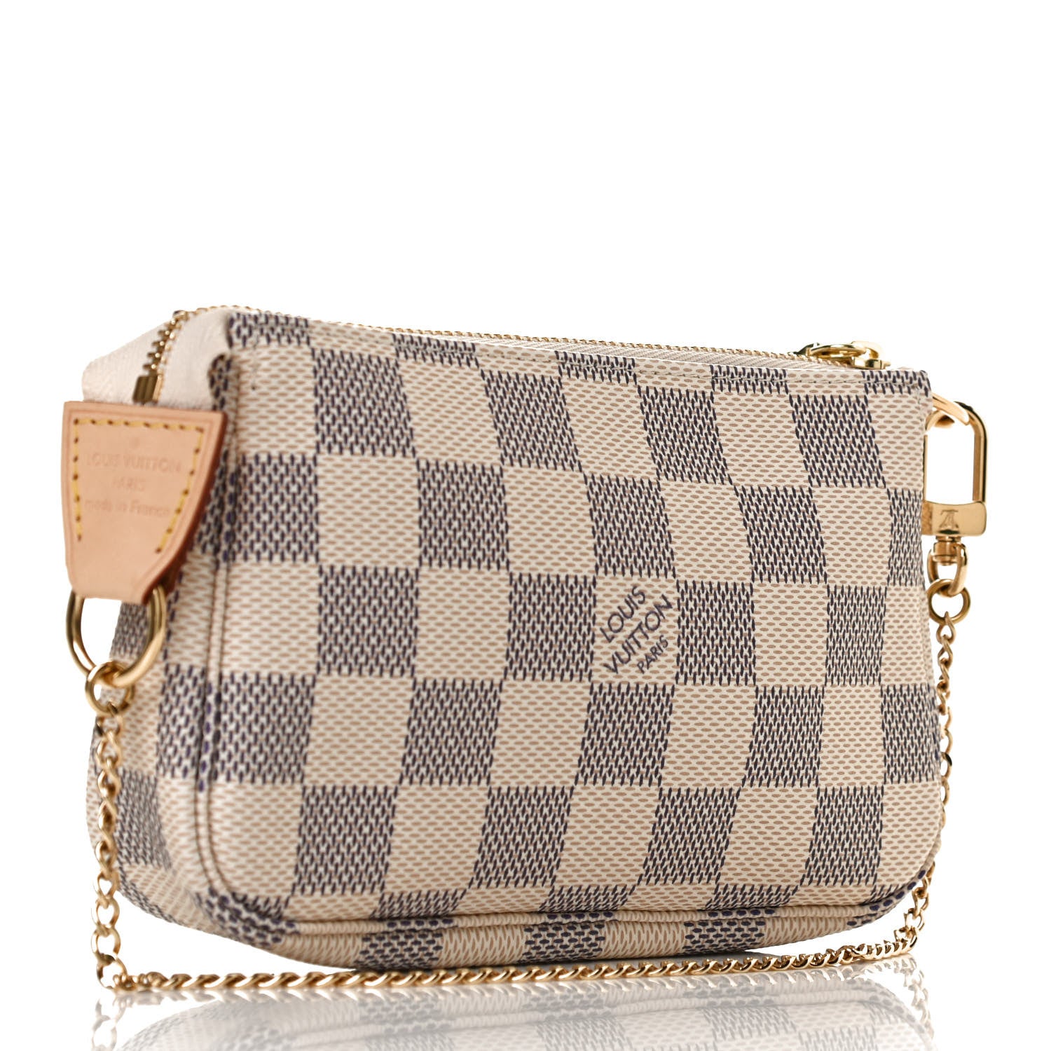 Louis Vuitton Damier Azur Mini Pochette Accessories 3 of 10