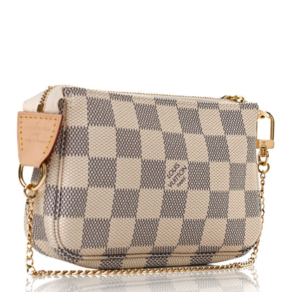 Louis Vuitton Damier Azur Mini Pochette Accessories 3 of 10