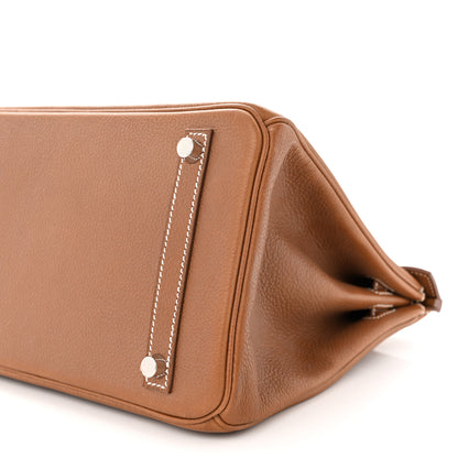 Hermes Natural Barenia Faubourg Birkin 30 Fauve 10 of 12