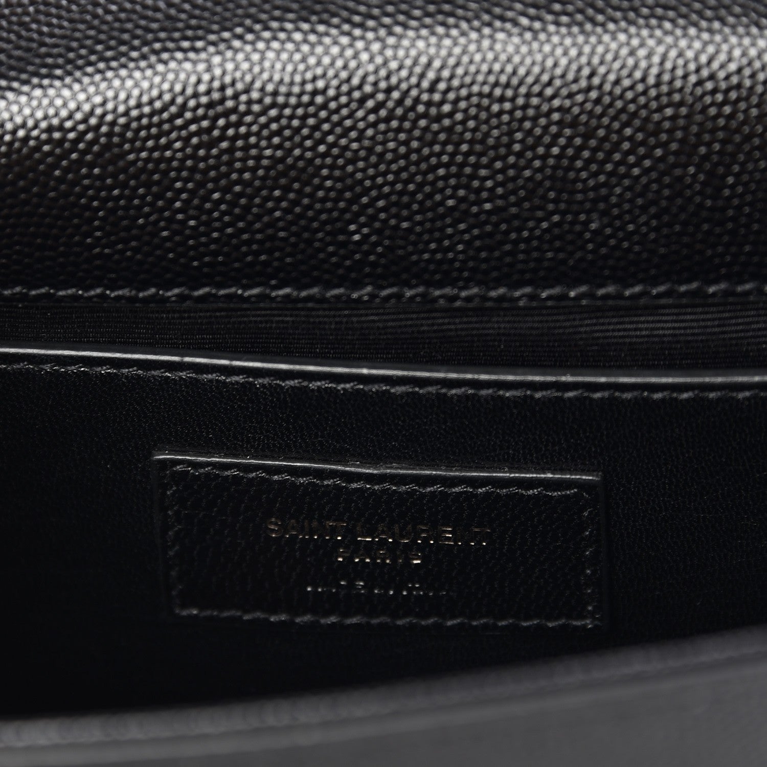 Saint Laurent Grain De Poudre Small Monogram Kate Satchel Black 7 of 7