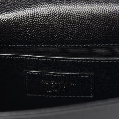 Saint Laurent Grain De Poudre Small Monogram Kate Satchel Black 7 of 7