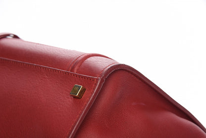 Celine Supple Calfskin Medium Phantom Luggage Red 16 of 18