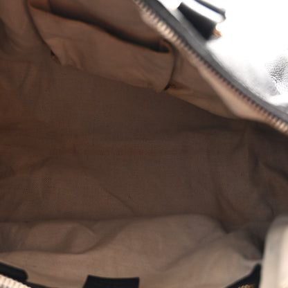 Gucci Calfskin Vintage Web Medium Boston Black 5 of 13