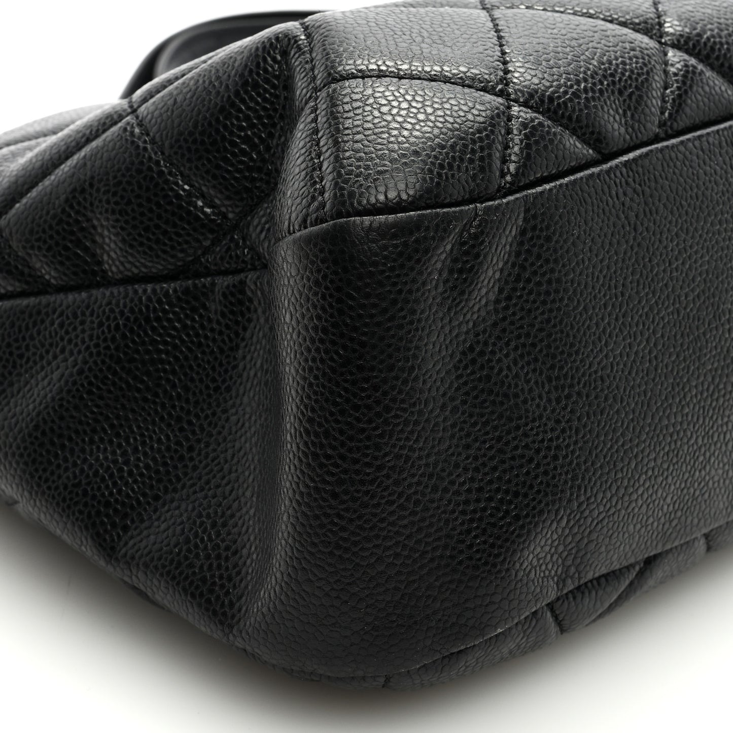 Caviar Quilted Timeless CC Soft Tote Black