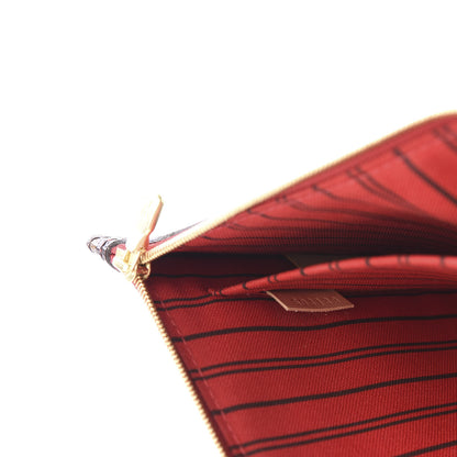 Louis Vuitton Monogram Neverfull MM GM Pochette Cherry 8 of 10