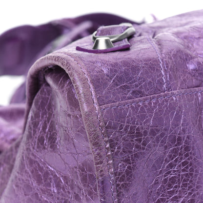 Balenciaga Agneau Classic Hardware City Metallic Purple 9 of 18