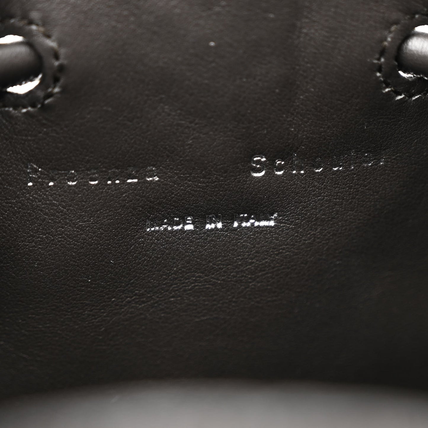 Snakeskin Medium Bucket Bag Brown