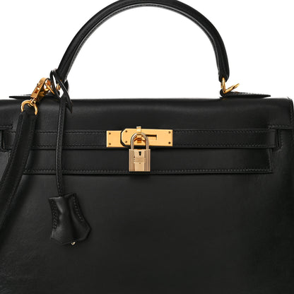 Hermes Box Kelly Sellier 32 Black 8 of 14