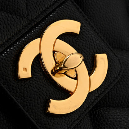 Chanel Caviar Quilted Briefcase Laptop Bag Black 11 of 13