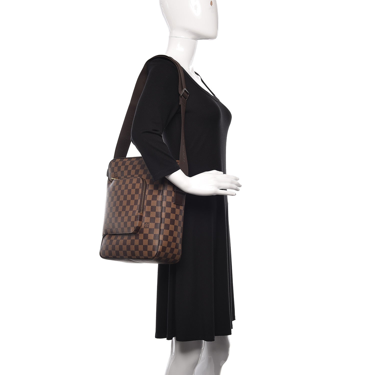 Louis Vuitton Damier Ebene Olav MM Messenger Bag 2 of 9
