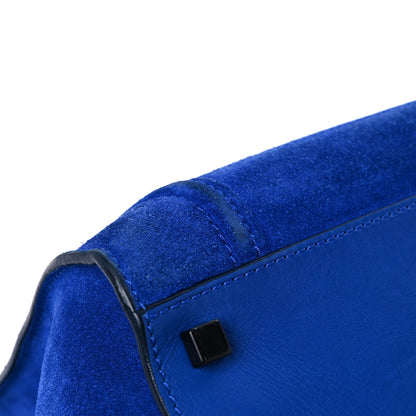 Celine Suede Medium Phantom Luggage Colbalt Blue 7 of 19