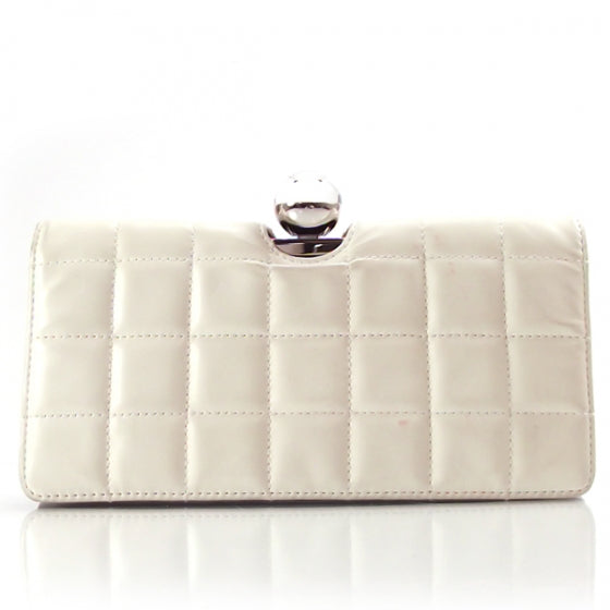 Chanel Lambskin Quilted Crystal Ball Clutch Ivory 1 of 11